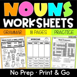 nouns worksheets