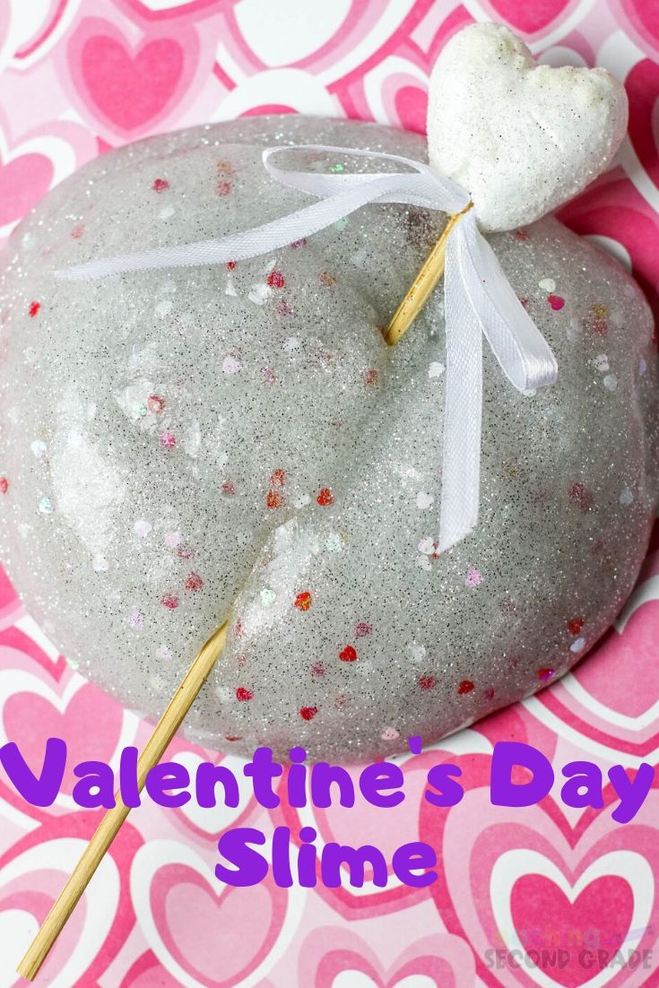 This Valentine’s Day Slime is so much fun. Put the slime skills to good use with this Valentine's Day Slime recipe. Easy for classroom holiday parties. #teachingsecondgrade #slimerecipe #valentinesday #valentinesdayslime | Classroom Activity | Slime Recipe | Valentine's Day Activity | Valentine's Day Slime | Easy Activity for Kids |