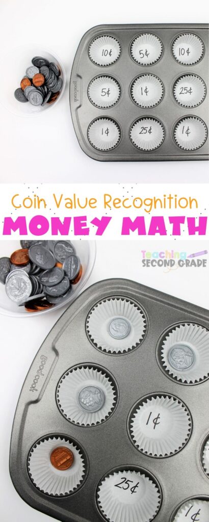 This Coin Recognition and Counting Activity is a fun way of sorting coin money. Learning to count money is boring the regular way. This is exciting for the kids. #teachingsecondgrade #math #money #coinrecognition #countingmoney #teachingmoney | Coin Recognition | Teaching Money Value | Counting Money Activities | Math Activities | First Grade Math | Second Grade Math | Third Grade Math