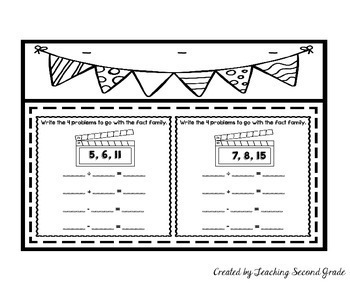 Addition and Subtraction Worksheets - Teaching Second Grade
