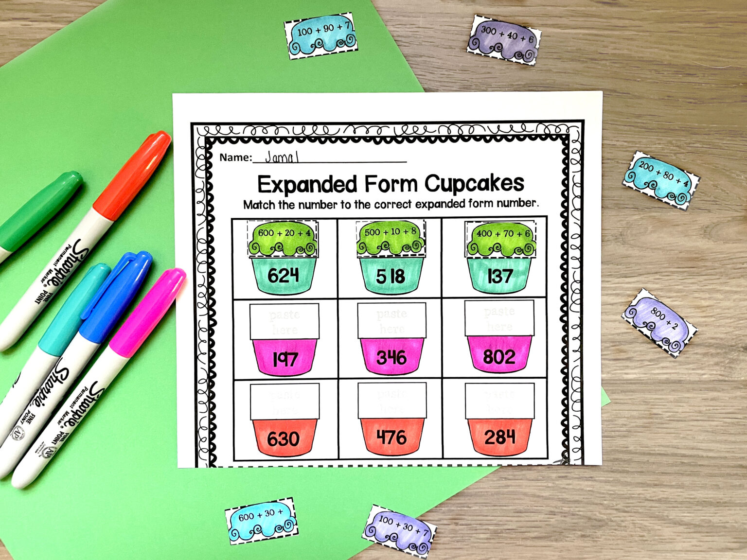 Practicing Expanded Form - Teaching Ideas Made Easy