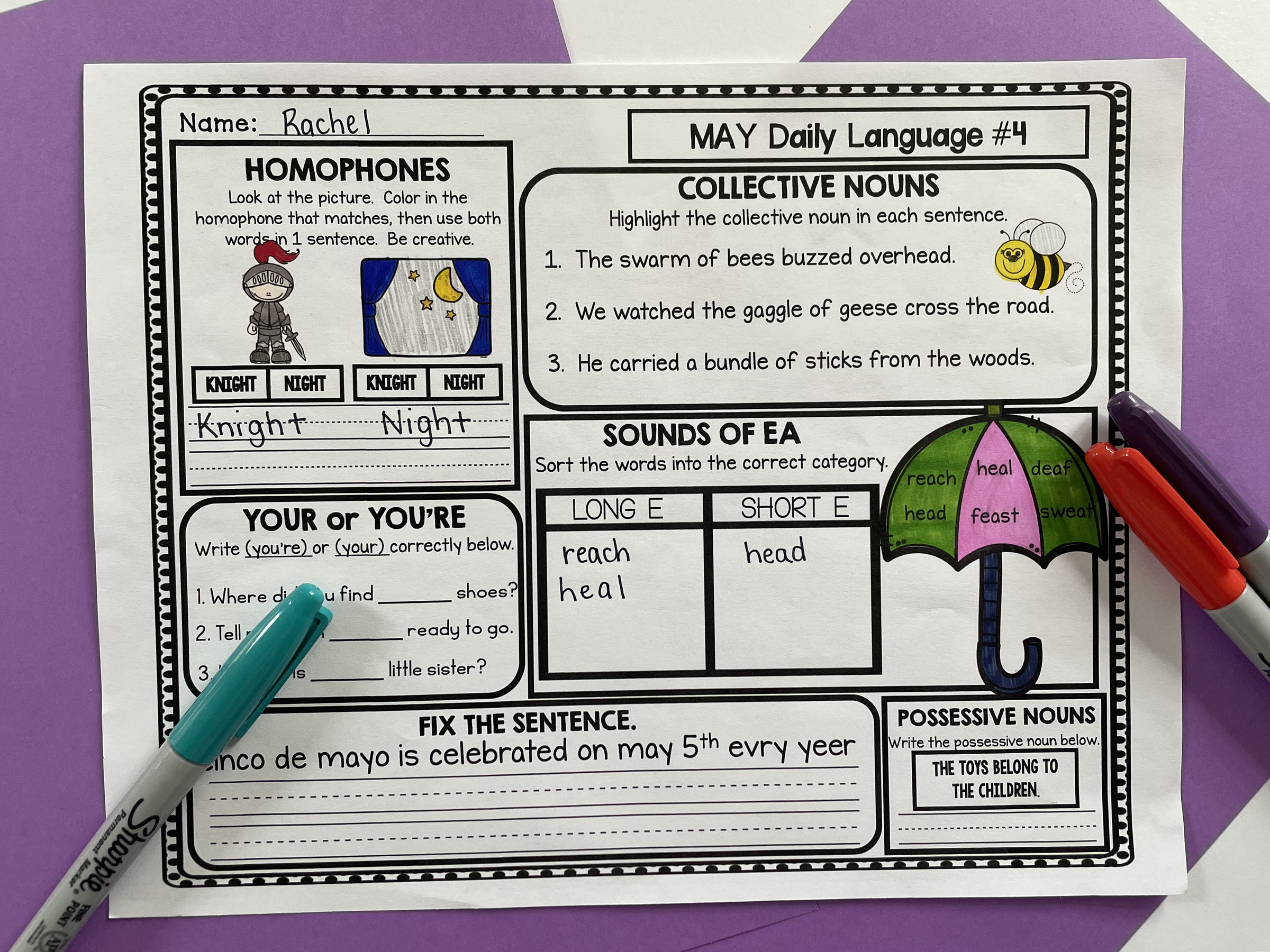 Daily Language Resources for the 2nd Grade Classroom - Teaching Second ...
