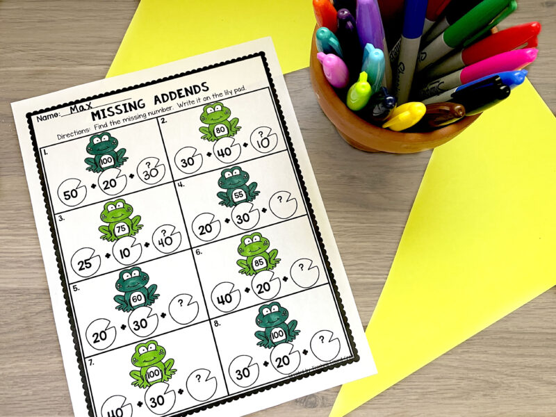Additional Practice for 2nd Grade Math Skills - Teaching Ideas Made Easy