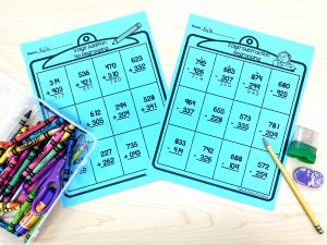 Teaching 3-digit addition and subtraction