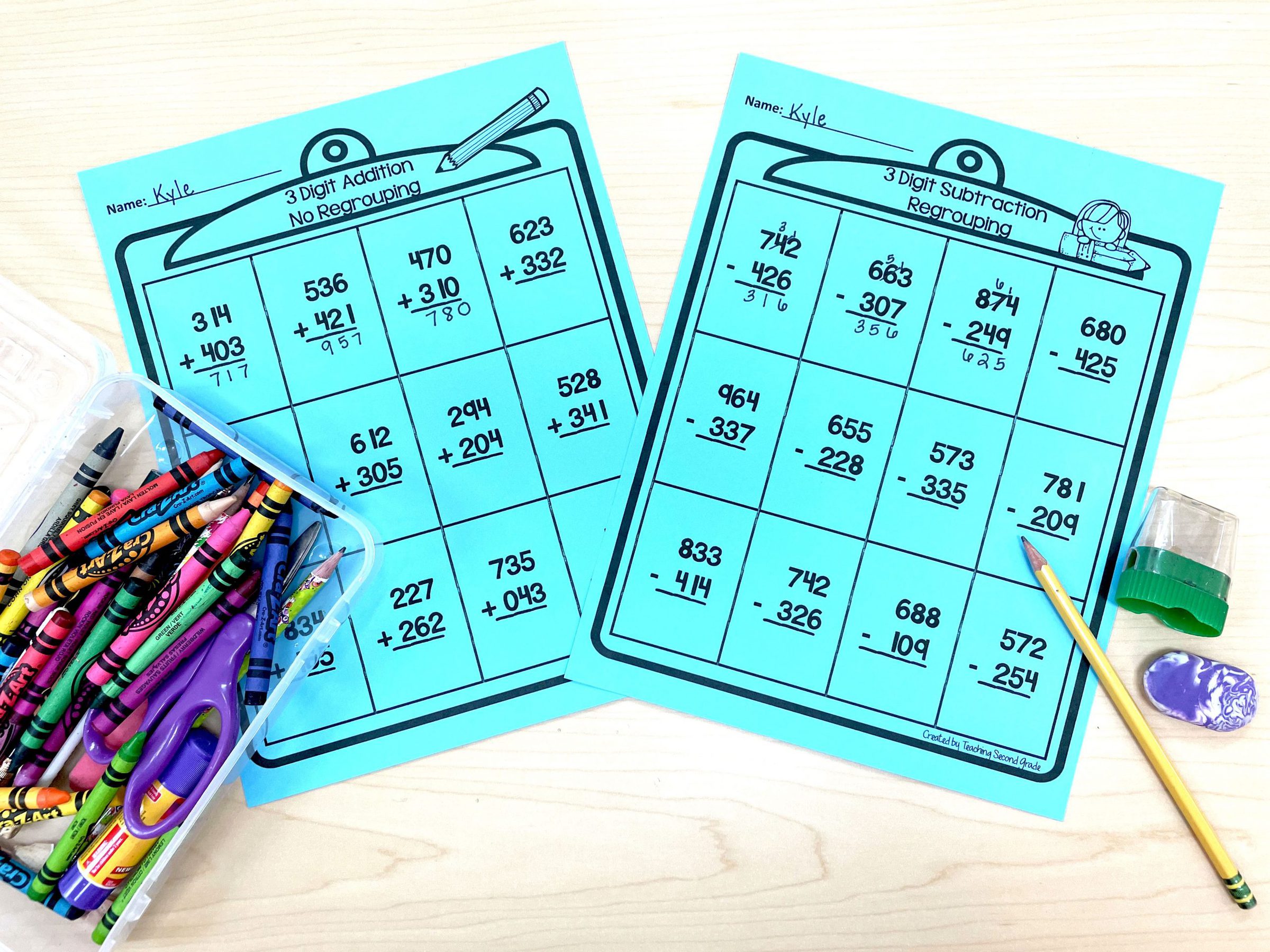 Teaching 3-digit addition and subtraction