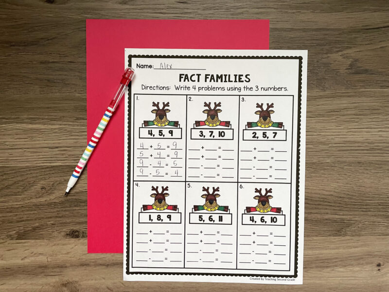 Sample Homework Christmas Christmas Worksheets - Teaching Ideas Made Easy