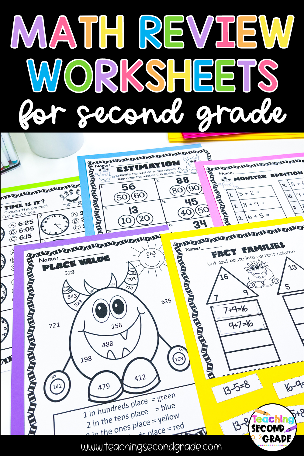 Math Review Worksheets - Teaching Ideas Made Easy