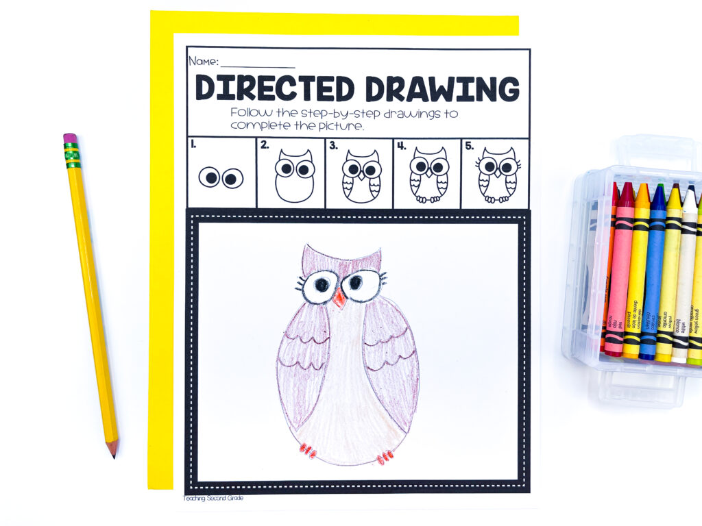 Directed Drawing Worksheets for 2nd grade