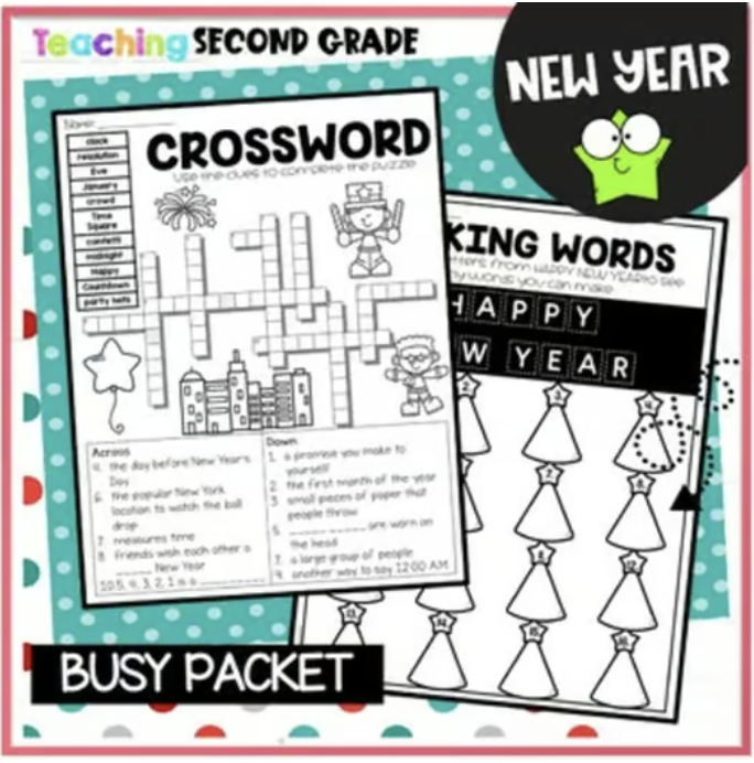 New Year Fun Packet