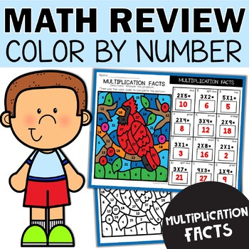 Multiplication Facts Color by Code