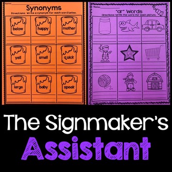 The Signmaker's Assistant Activities
