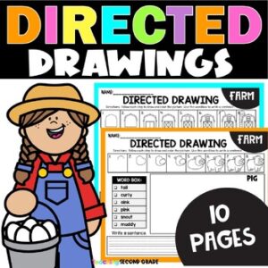 Directed Drawing Activities Farm Animals