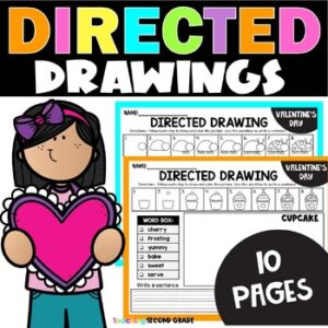 Valentine's Day Directed Drawing Activities