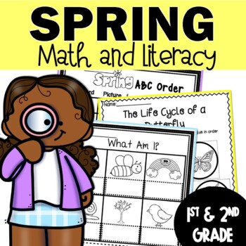 Spring Math and Literacy Worksheets