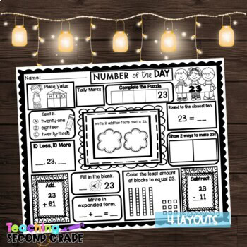 Number of the Day Worksheets - Image 2