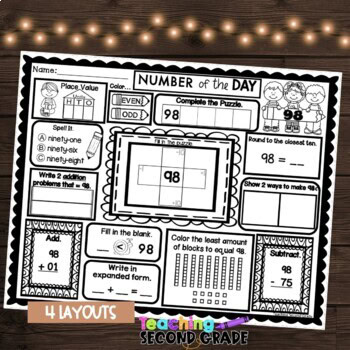 Number of the Day Worksheets - Image 3