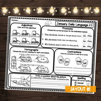 January ELA Morning Work for 2nd Grade - Image 2