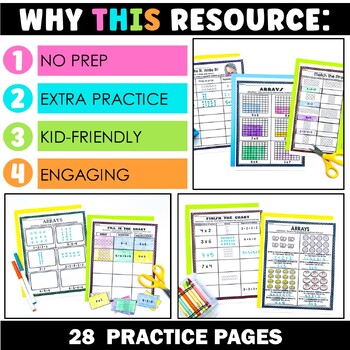 Arrays Worksheets and Activities - Image 2