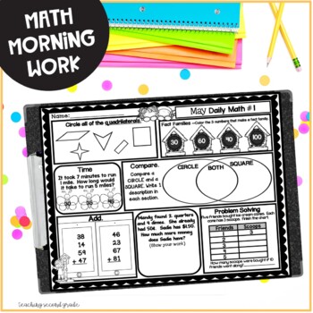 May math Morning Work for 2nd Grade - Image 2