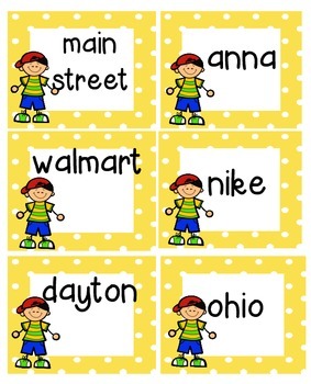 Proper Nouns ELA Center - Image 3