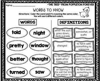 Vocabulary Words Practice Unit 5 - Image 2