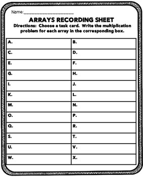 Multiplication Arrays (repeated addition) Math Task Cards - Image 3