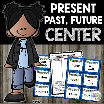 Past Present and Future Tense Verbs ELA Task Cards