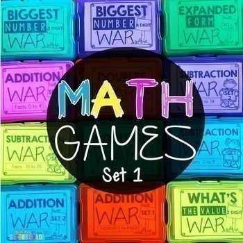 Math Games for 2nd Grade Set 1
