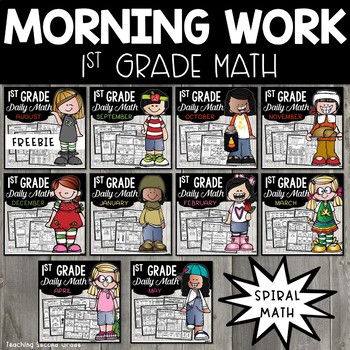 Math Morning Work for First Grade