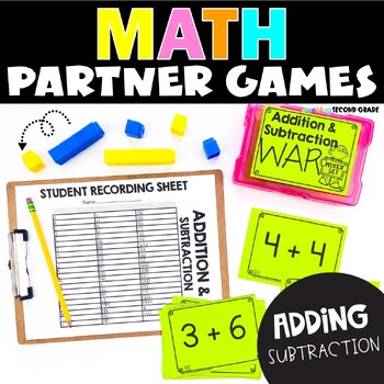 Addition and Subtraction Facts Math Game