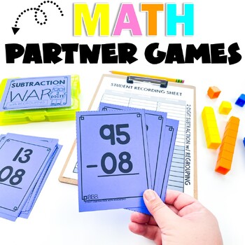 2 Digit Subtraction with Regrouping Math Game - Image 3