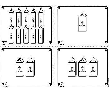 Measurement Capacity Math Game - Teaching Ideas Made Easy