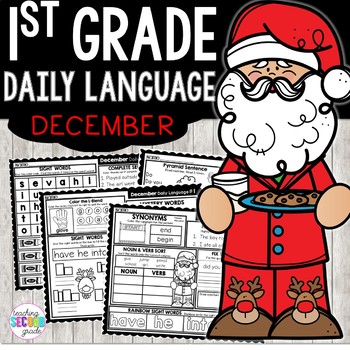 December ELA Morning Work for 1st Grade