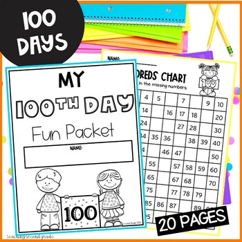 100 Days of School Fun Busy Packet - Image 2