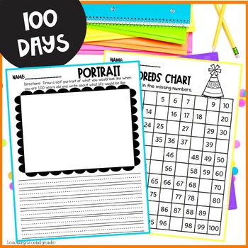 100 Days of School Fun Busy Packet - Image 3