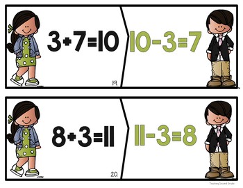 Related Facts in Addition and Subtraction Facts Math Puzzles - Image 2