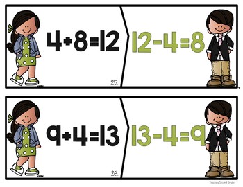 Related Facts in Addition and Subtraction Facts Math Puzzles - Image 3