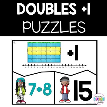 Near Doubles (doubles plus 1) Math Puzzles