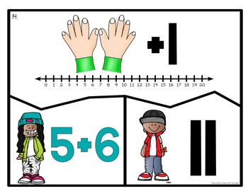 Near Doubles (doubles plus 1) Math Puzzles - Image 3