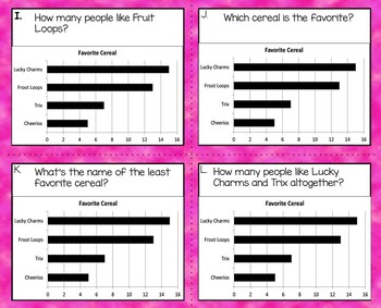 Bar Graphs Math Task Cards - Image 2