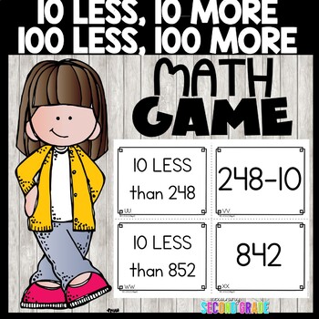 10 More 10 Less and 100 More 100 Less Math Game