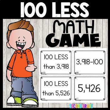 100 Less Math Game - Teaching Ideas Made Easy