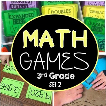 Math Games 3rd Grade Set 2 Bundle - Teaching Ideas Made Easy