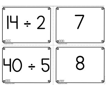 Division Facts Math Game - Image 3