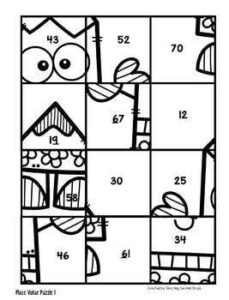 Place Value with Expanded Form and Base 10 Blocks Mystery Pictures ...