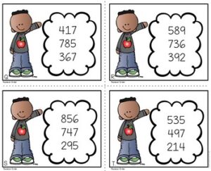 Least to Greatest Ordering Numbers Math Task Cards - Teaching Ideas ...