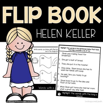 Flip Book with Long O Vowel Sounds - Teaching Ideas Made Easy