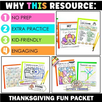 Thanksgiving Busy Fun Packet - Image 2