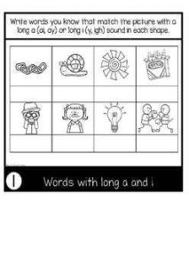 Long A and I Vowel Sounds Flip Book (ai) - Teaching Ideas Made Easy