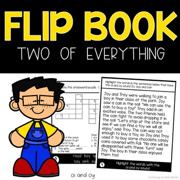 Dipthongs oi and oy Flip Book